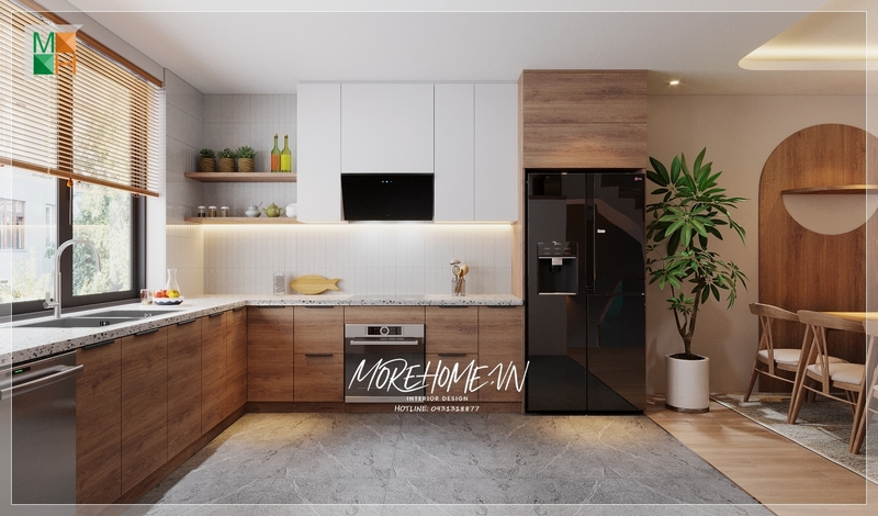 Trang trí phòng bếp không gian đóng vai trò khá quán trọng trong không gian nhà nội thất hỗ trợ tốt cho quá trình nấu nướng của gia chủ, tạo cảm hứng vào bếp cho các thành viên trong gia đình.