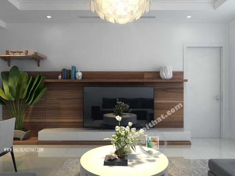 Mẫu kệ ti vi gỗ công nghiệp hiện đại được yêu thích tại MoreHome